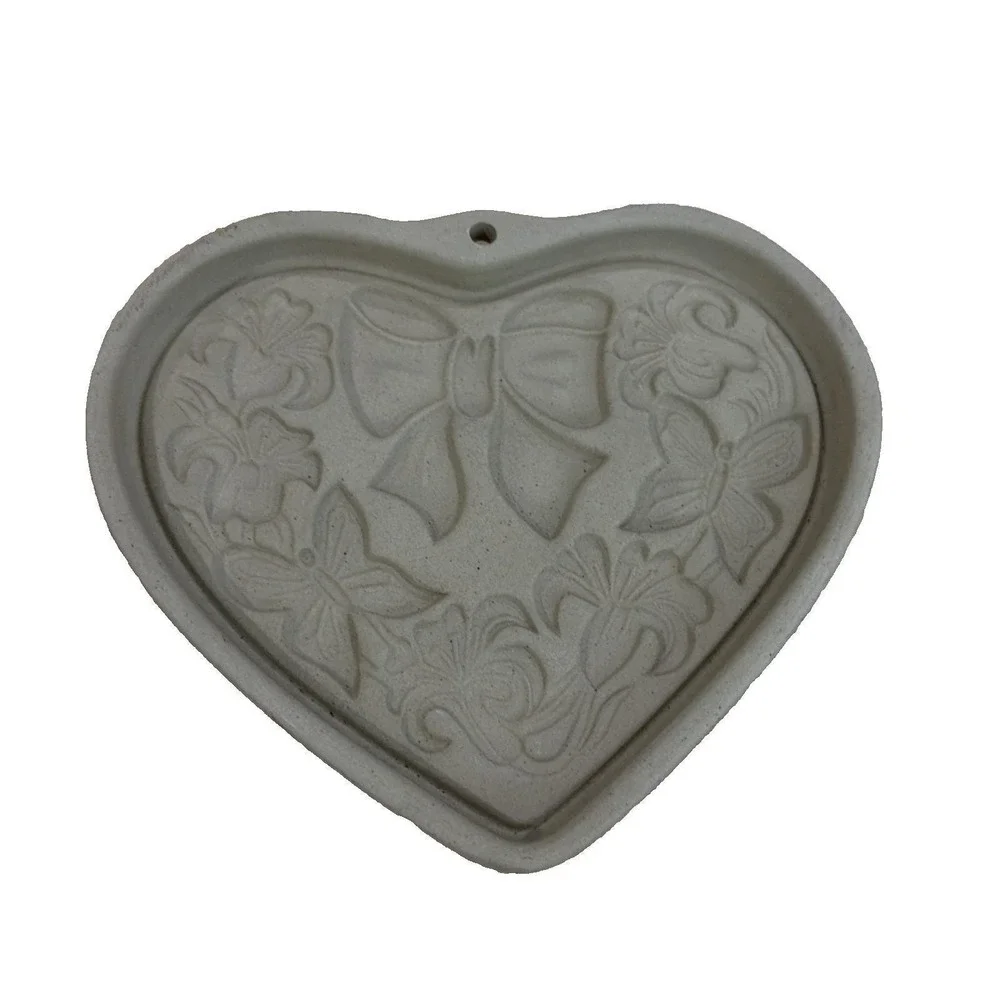 Pampered Chef Summer Wreath Cookie Mold Stoneware 2003 4th Seasons Of The Heart